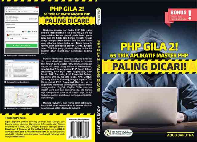 Telah Terbit Buku PHP Gila 2! 65 Trik Aplikatif Master PHP; Paling Dicari